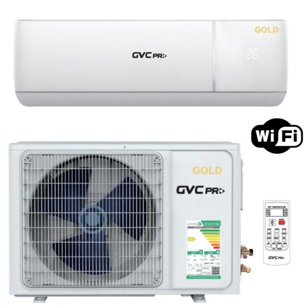 مكيف اسبليت جي في سي - 22000وحدة جولد - حار بارد واي فاي