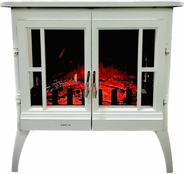 دفاية ديكور جي في سي برو 2000 واط - ابيض