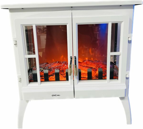 دفاية ديكور جي في سي برو 2000 واط - ابيض