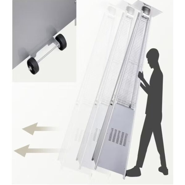 دفاية غاز جي في سي برو ستانلس ستيل