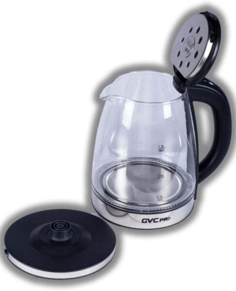 غلاية زجاج من جي في سي برو - 1800 مل