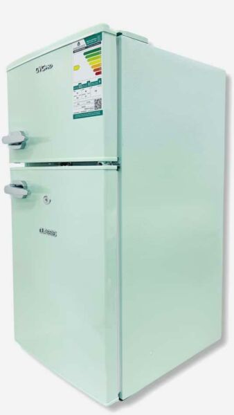 ثلاجة كلاسك جي في سي برو 85 لتر - اخضر فاتح