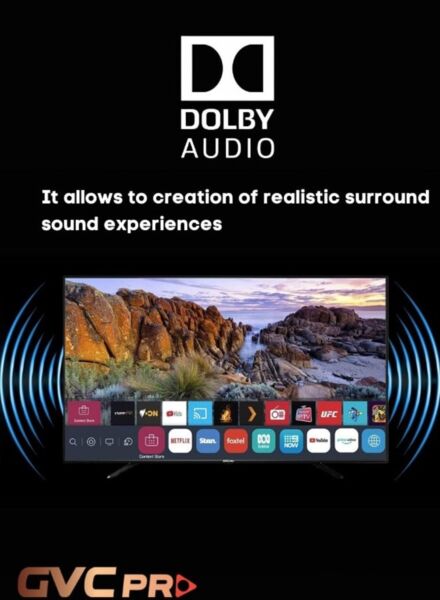 شاشة جي في سي برو 50 بوصة - 4K - webOs