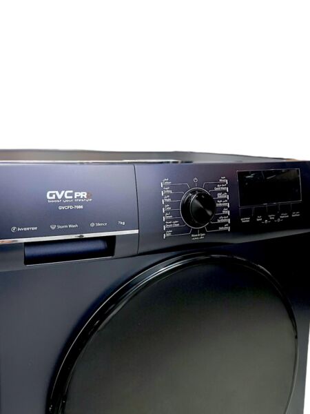 غسالة اوتوماتيك جي في سي برو فتحة أمامية 7 كيلو