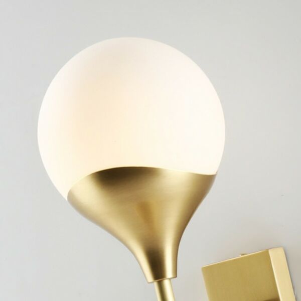 إضاءة جدارية مودرن ذهبي مفرد جيروم