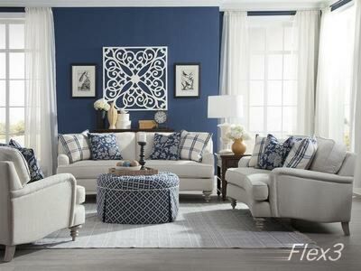 صوفا ايفوري مقعدين