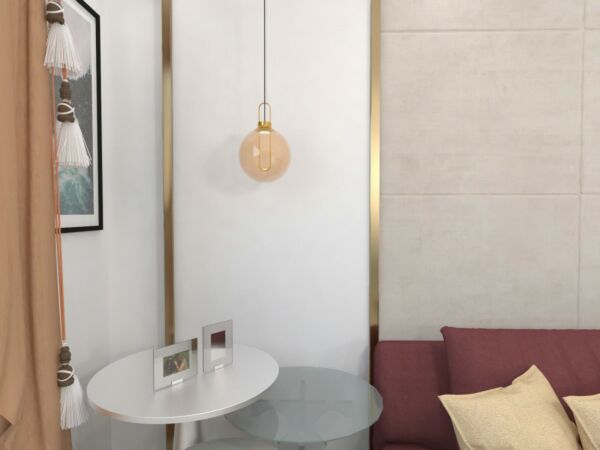 إنارة معلقة بيزانتيل عسلي