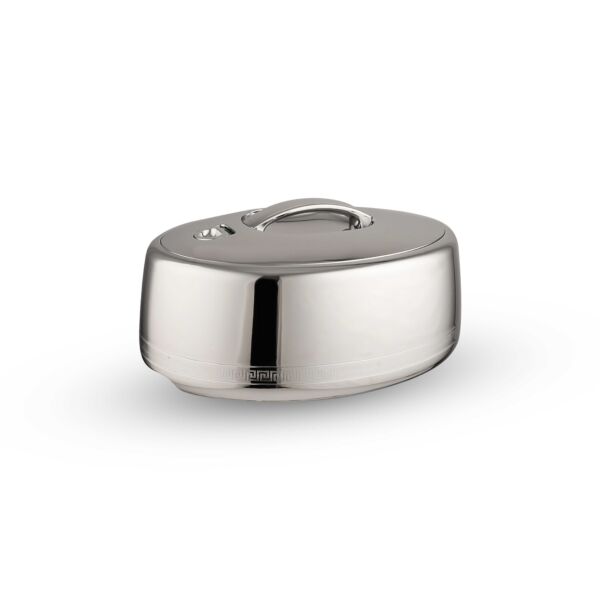 حافظة طعام غولدن فاير كروم لون فضي - سعة 4لتر