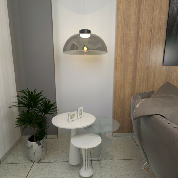 إنارة معلقة لويسا رمادي