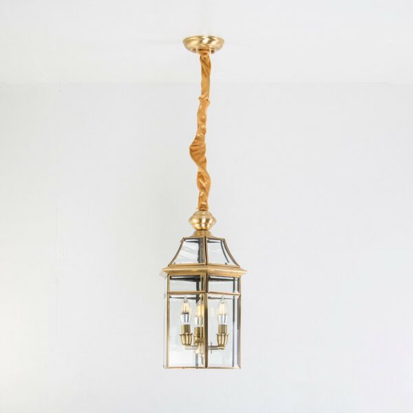 اضاءة معلقة دبلين مقاس كبير نحاسي