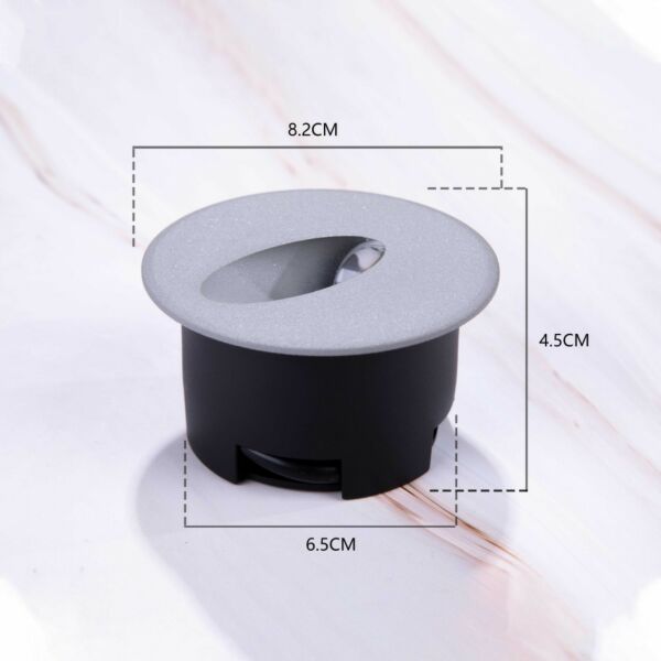 كشاف درج دائري اطار رمادي