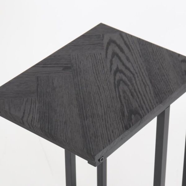 طاولة خدمة جون - اسود