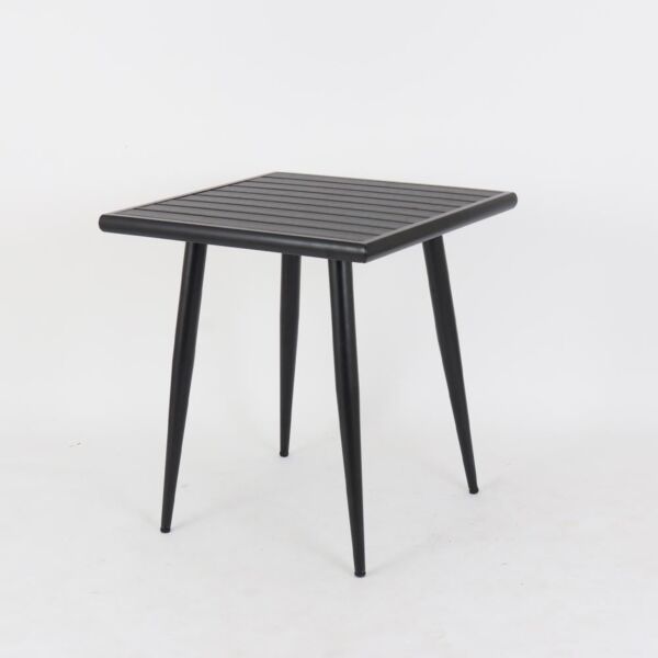 طقم طاولة مع مقعدين خارجي شينزو - اسود