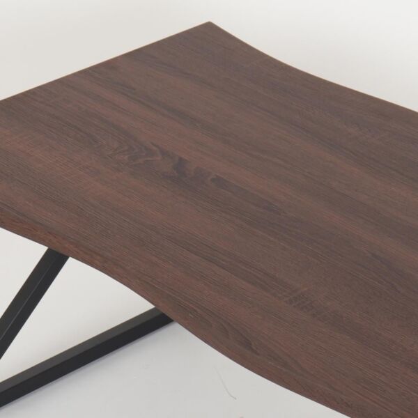 طاولة قهوة جارنا - بني غامق