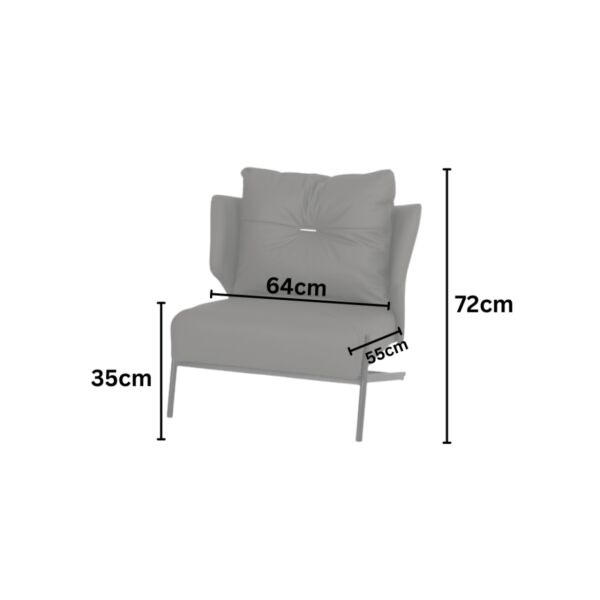 كرسي استقبال ديريك - زيتي
