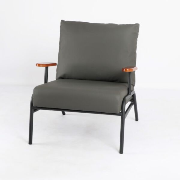 كرسي استقبال فريدو - رمادي