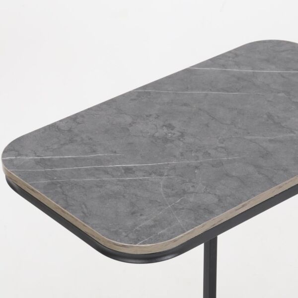 طاولة جانبية ريدي - رمادي واسود