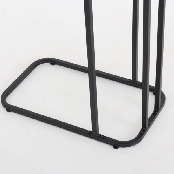 طاولة جانبية ريدي - رمادي واسود