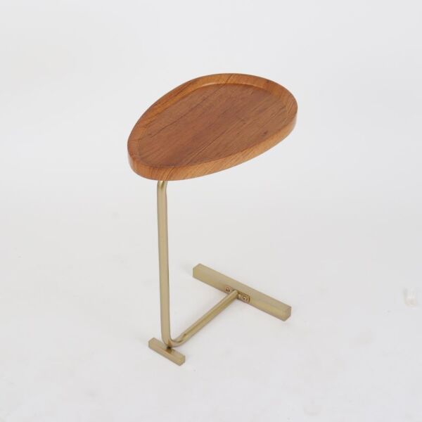 طاولة جانبية لوتس - اسود وذهبي