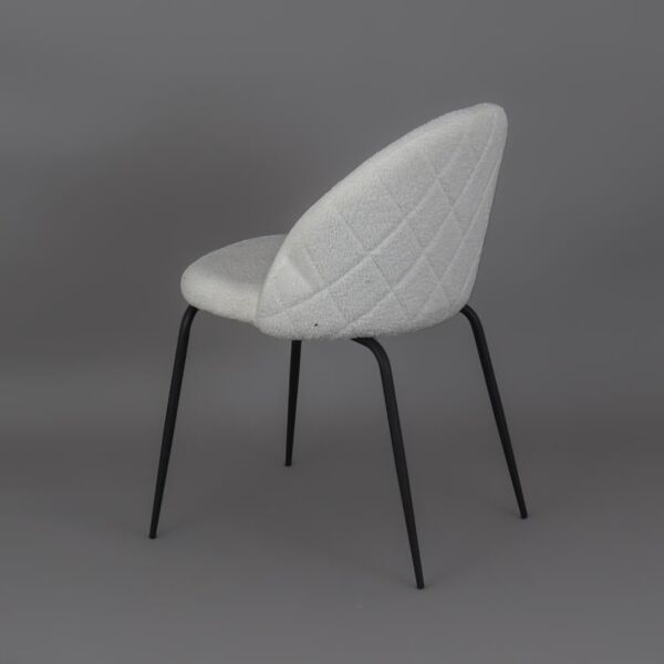 كرسي طاولة طعام سومرو - ابيض