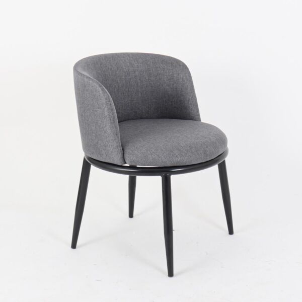 طقم طاولة مع مقعدين خارجي سايا - رمادي واسود