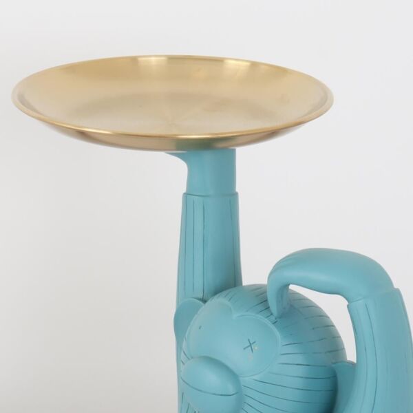 مجسم حامل الضيافة - ازرق فاتح