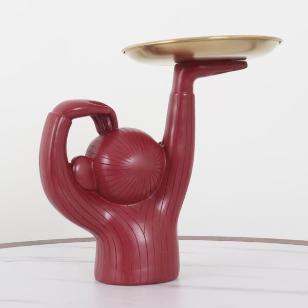 مجسم حامل الضيافة - احمر