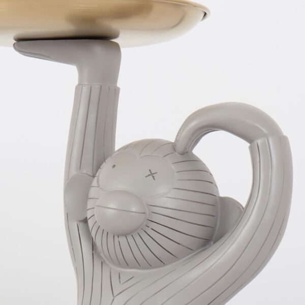 مجسم حامل الضيافة - رمادي