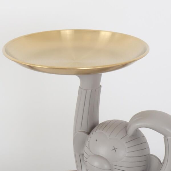 مجسم حامل الضيافة - رمادي