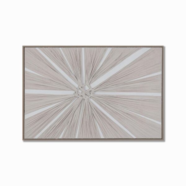 لوحة تجريدي بارلين 120x80 سم - كريمي