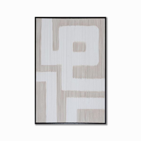 لوحة فنية ويزو 120x80 سم - كريمي