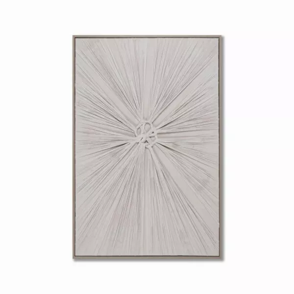 لوحة تجريدية ريمو 120x80 سم - كريمي