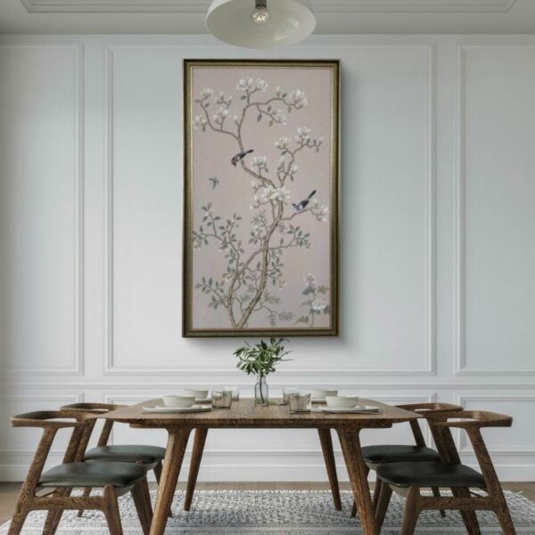 لوحة جدارية الورود - 200×100 سم