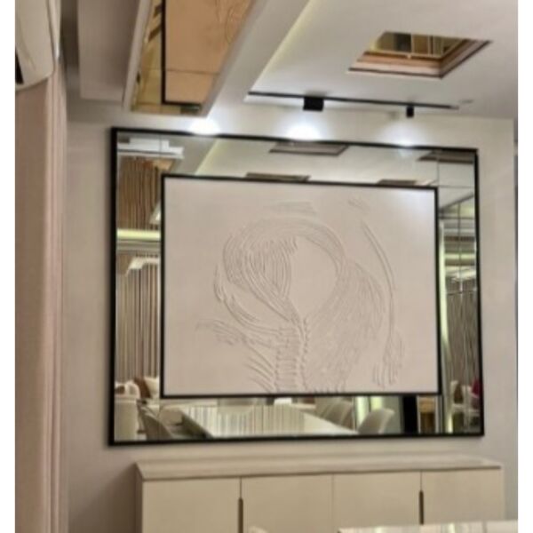 مرايا ديكور وسطها لوحة 150×200