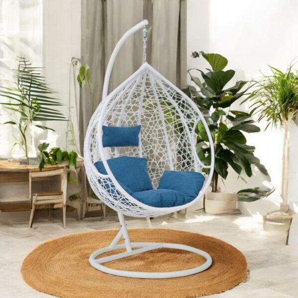 ارجوحة مقعد واحد ابيض