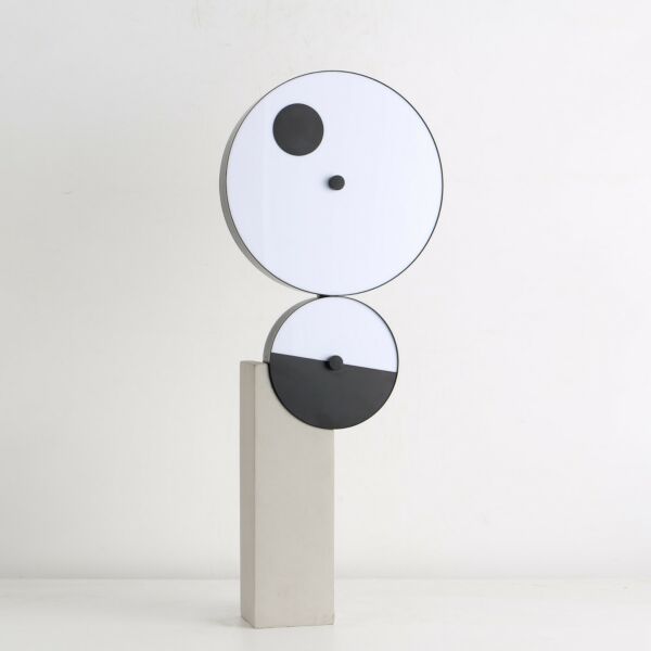 ابجورة طاولة شيني - ابيض