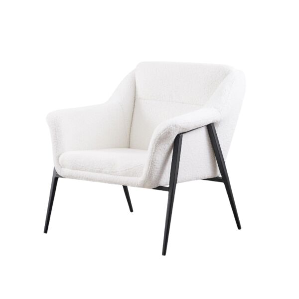 كرسي مفرد جاكي - ابيض