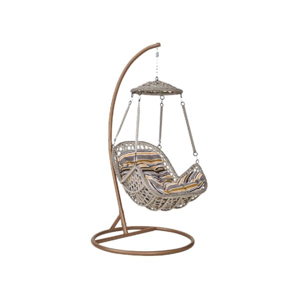 أرجوحة مقعد واحد فنكي - رمادي