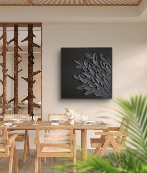 لوحة فنية بلاكنايت 100×100سم