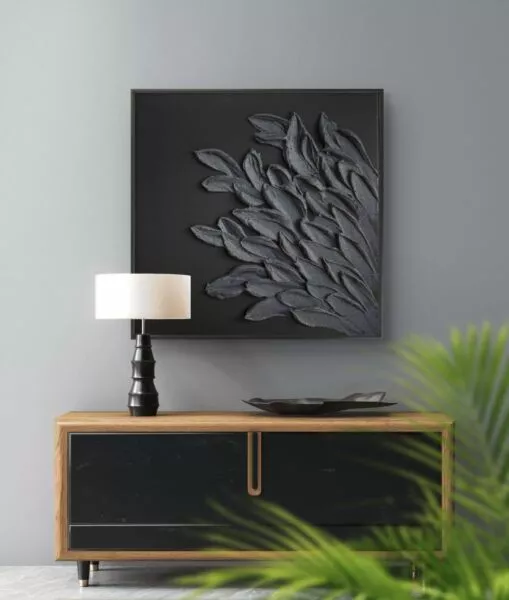 لوحة فنية بلاكنايت 100×100سم