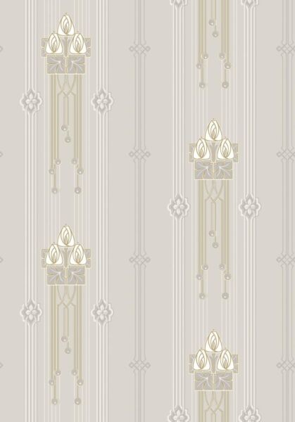 ورق جدران ألا تايدرز هاوس أدريان - رمادي فاتح