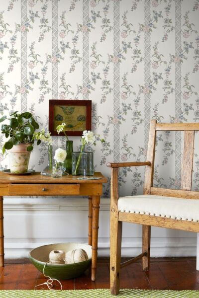 ورق جدران آنو جورجينا - ابيض