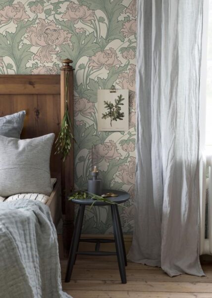 ورق جدران آنو اليزا - وردي