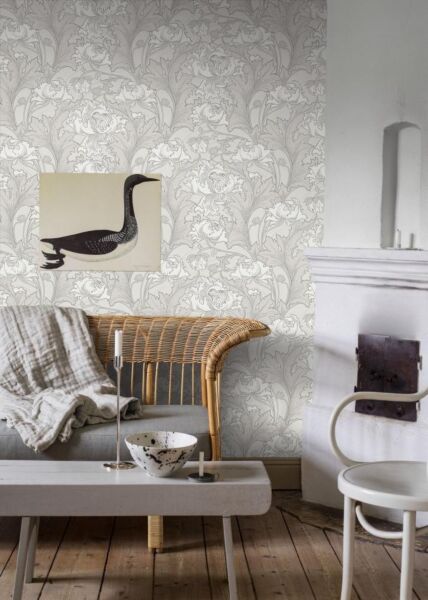 ورق جدران آنو كاميلا - رمادي