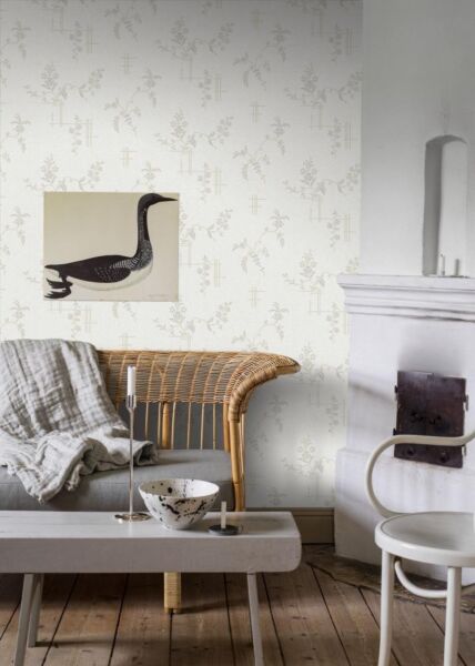 ورق جدران آنو دومينيك - ابيض