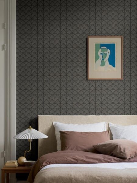 ورق جدران ادورن لويزا - اسود