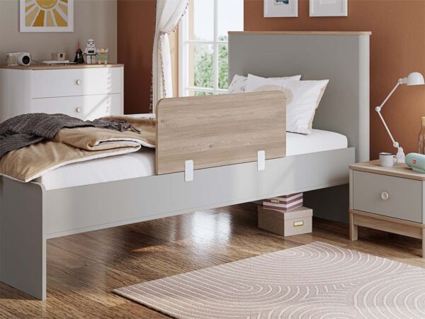 سرير بونو أطفال 120×200 سم رمادي