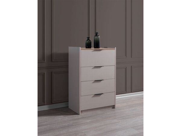 غرفة نوم بيرو 6 قطع - بيج