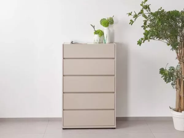 طقم غرفة نوم 6 قطع بدون دولاب هاذال 180×200 - بيج