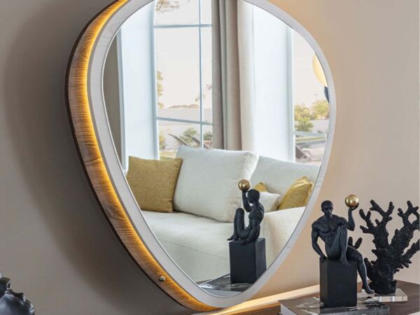 طاولة بوفية مع مرآة 3 أبواب بونتي